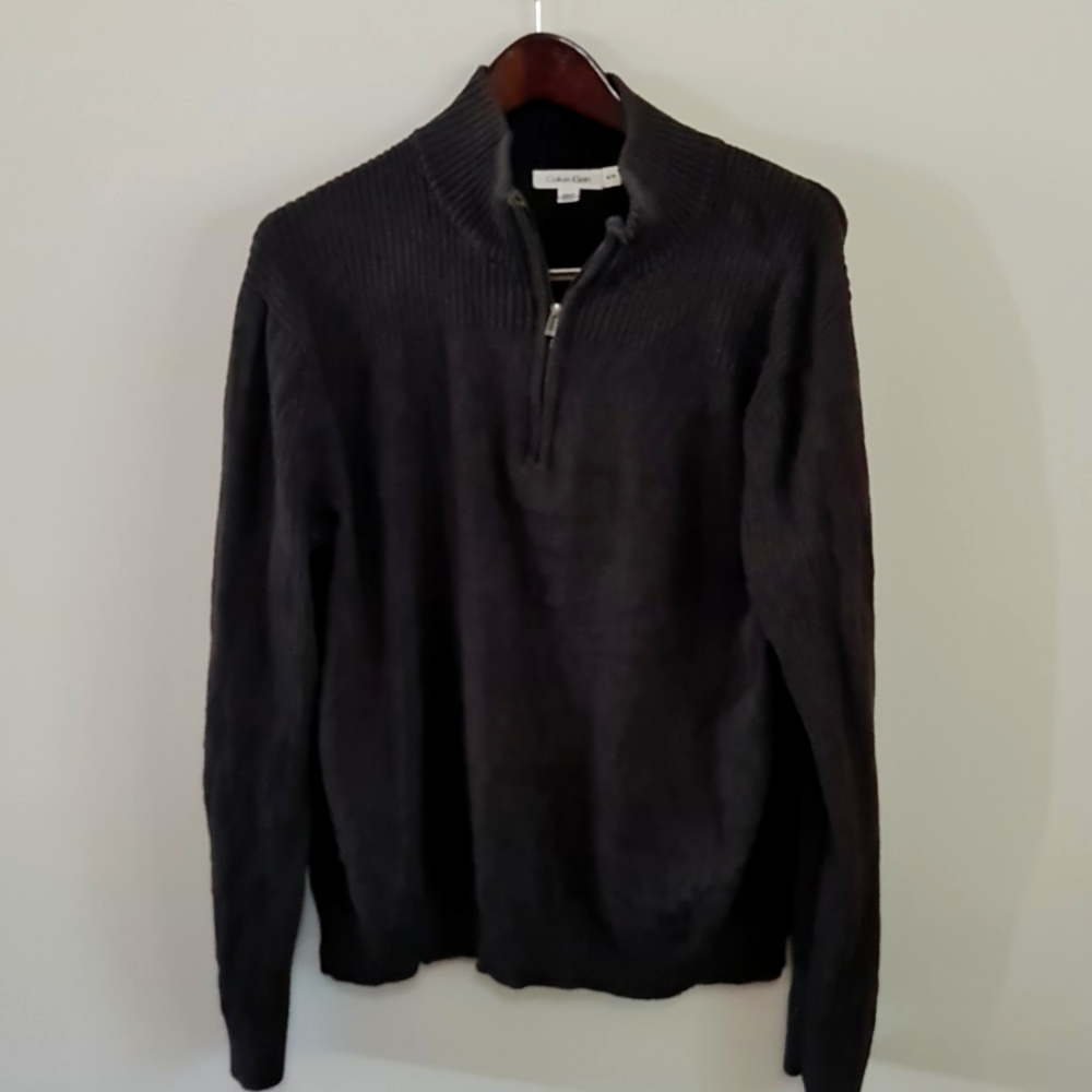 Men's black Calvin Klein turtle neck Large